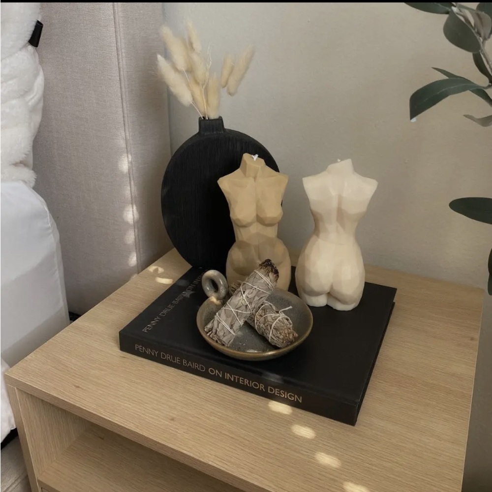 Handmade Geometric Body Candle